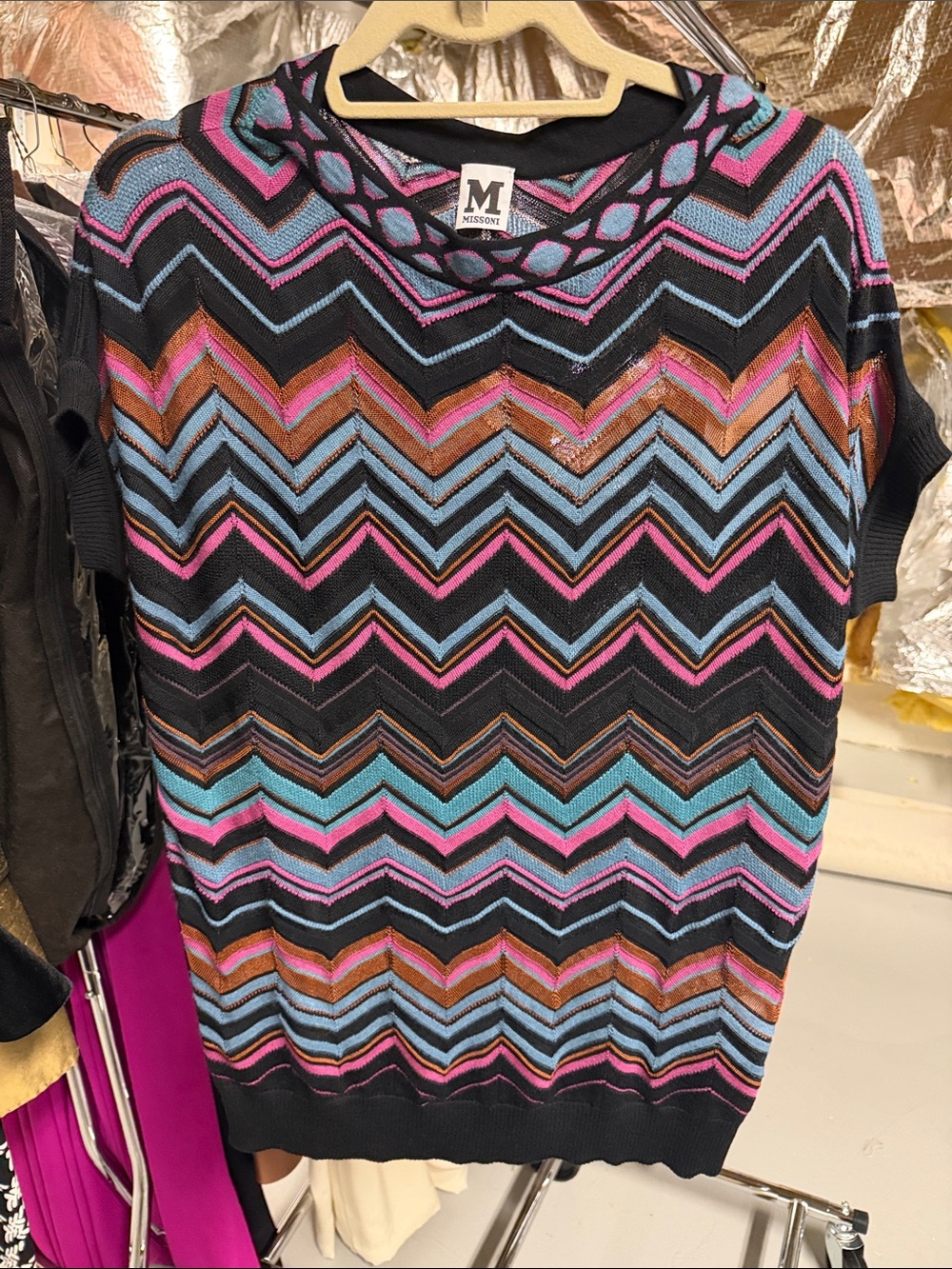Missoni fine knit blouse
